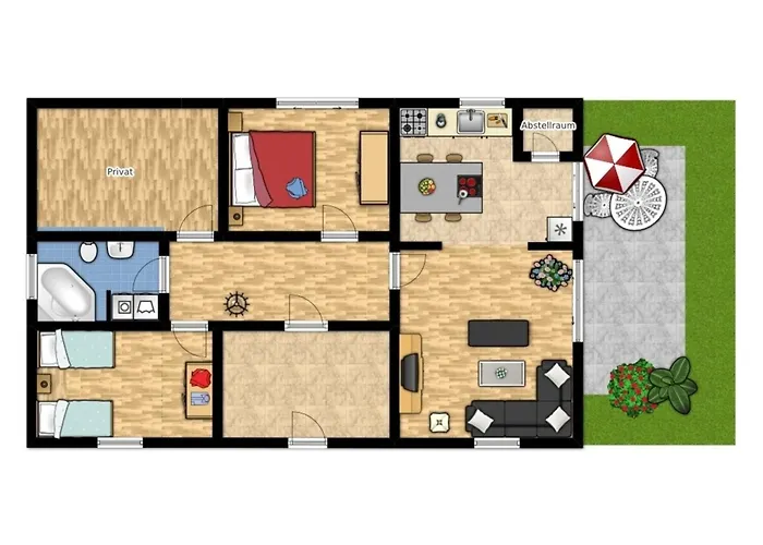 Haus Wilhelmine Whg Eg בולטנהאגן